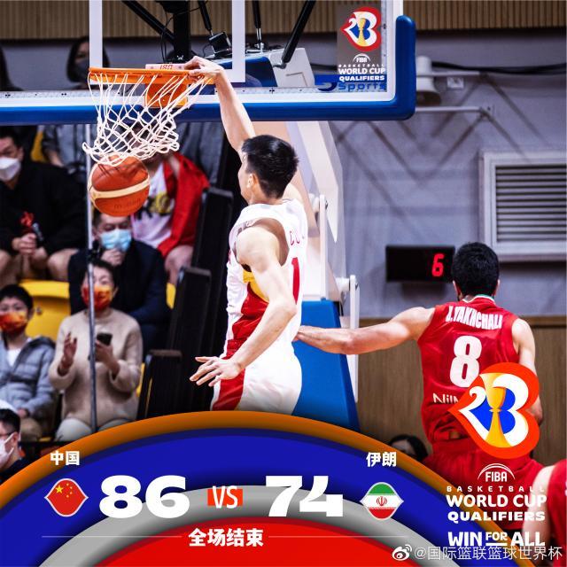体育直播-男篮逆转伊朗完成世预赛收官 赵继伟吴前展现默契